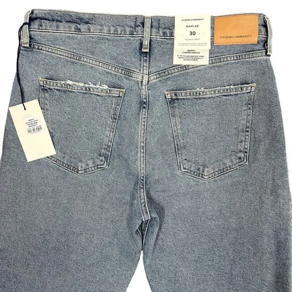 Citizens of Humanity Marlee Relaxed Taper Jeans Sz 30"‎ Freeport Light Wash NEW! - Image 7