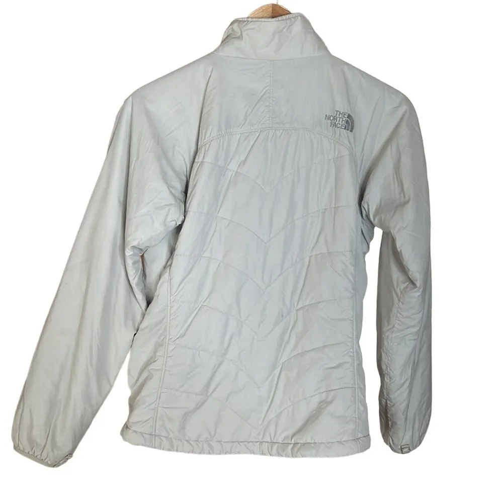 The North Face Primaloft Jacket Quilted Full Zip Cream Size Small - Image 2