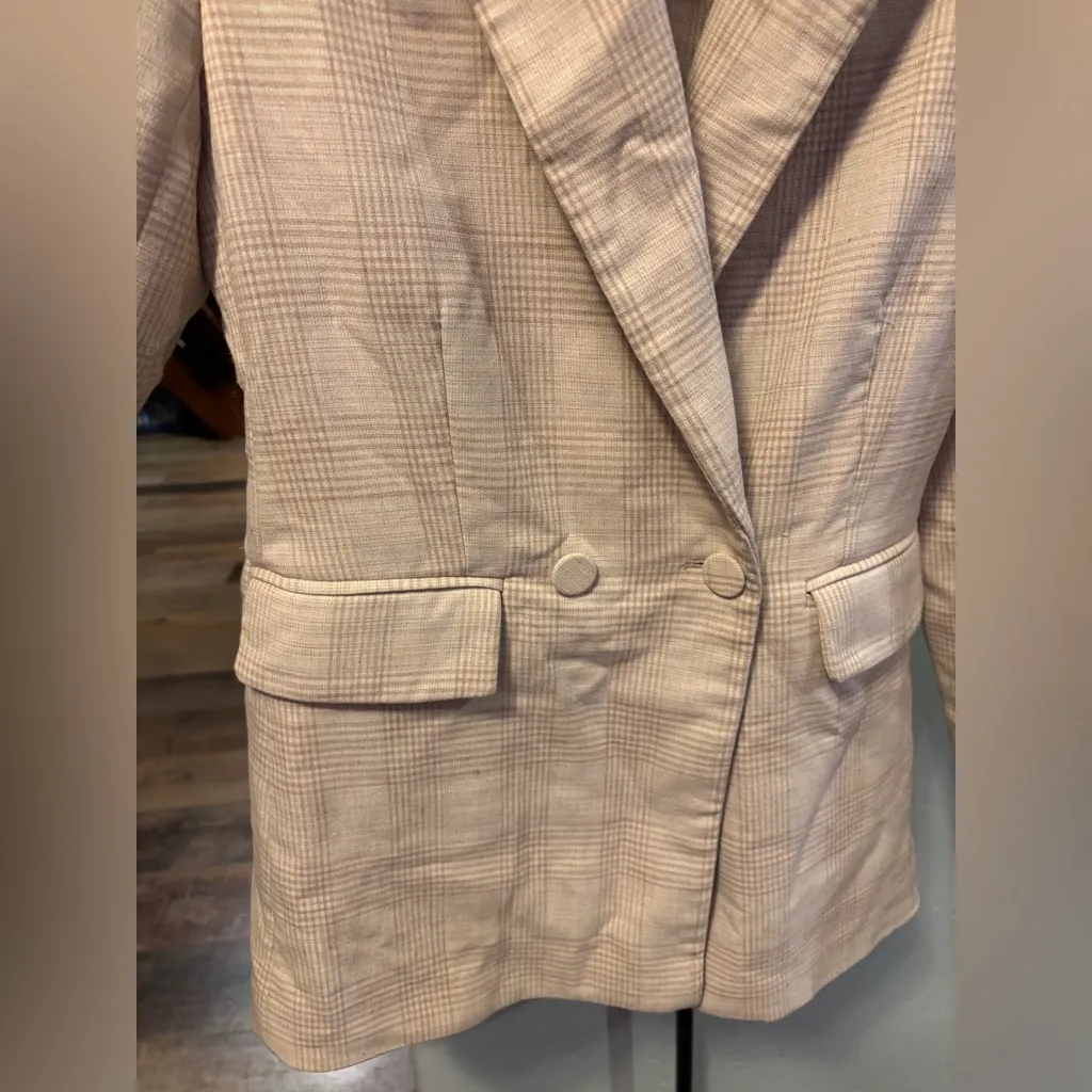 House of Harlow 1960 Blazer/Jacket sz Small Excellent condition beautiful browns Tan - Image 8