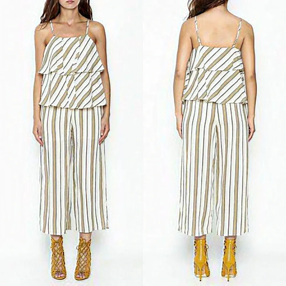 HONEY BELLE Stripe‎ Tiered Jumper Size Small - Image 2