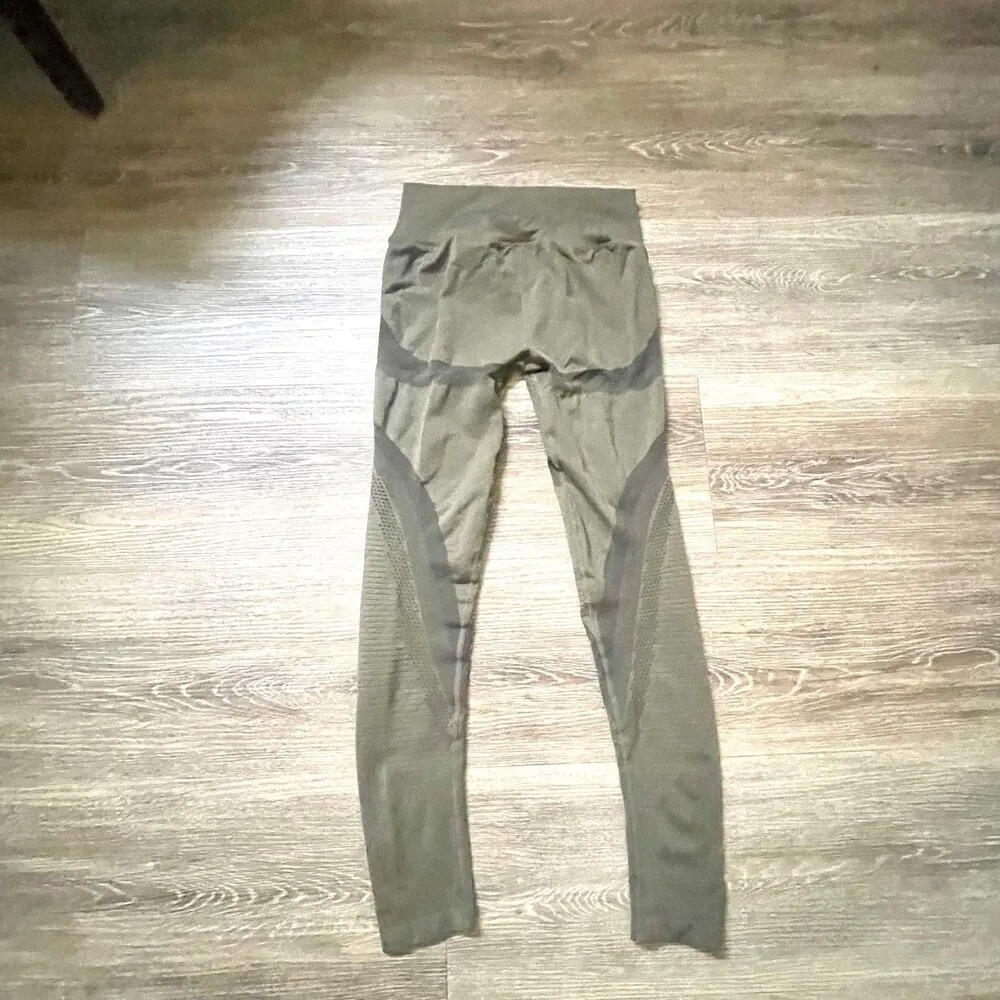 ECHT olive green leggings - Image 3