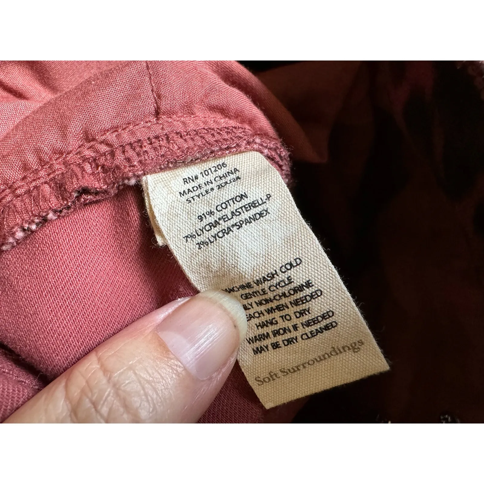 Soft Surroundings Womens Jeans Sz 6 The Ultimate‎ High Rise Leopard Skinny - Image 10