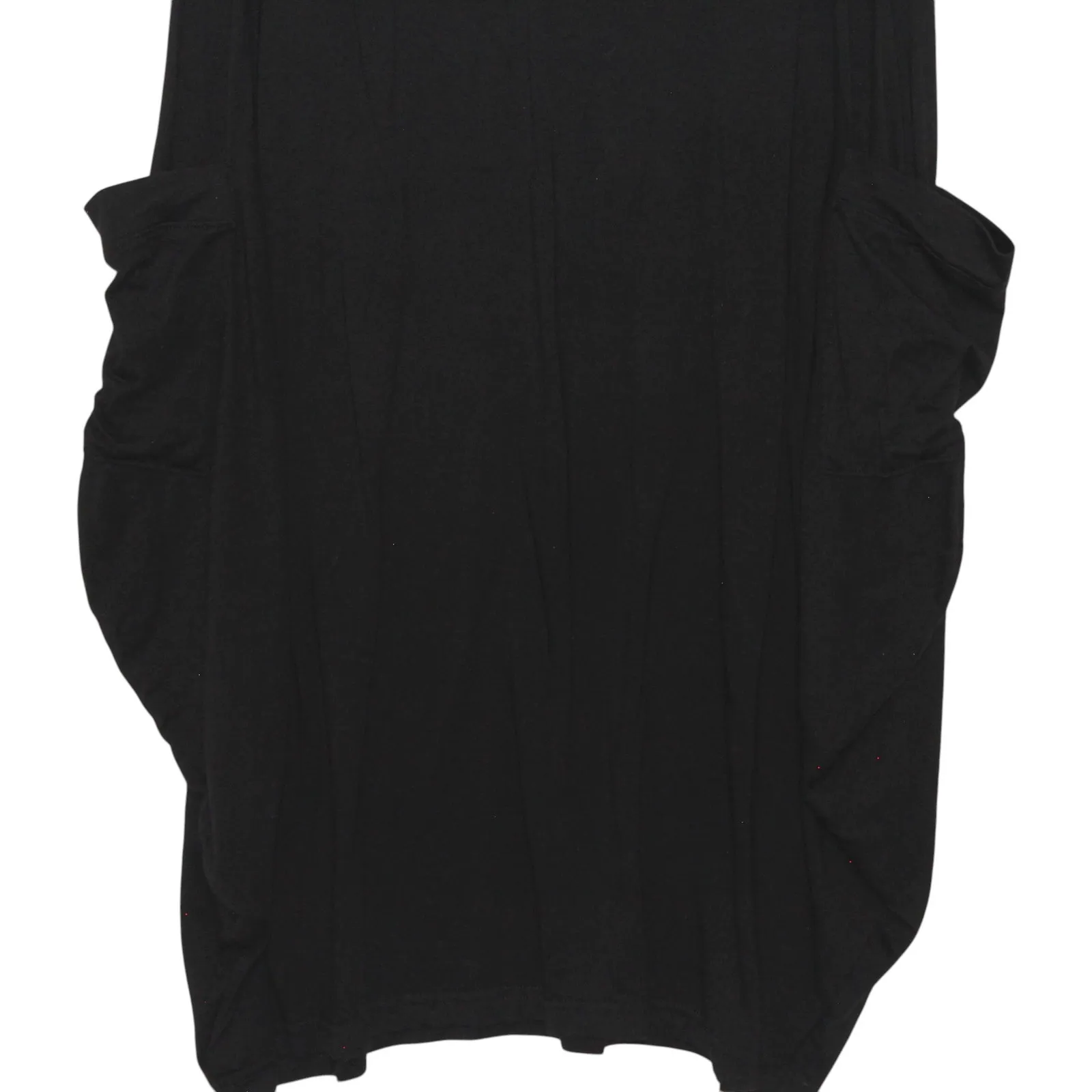 Beach Vibe Black Flowy Loose Midi Dress Size Medium - Image 4