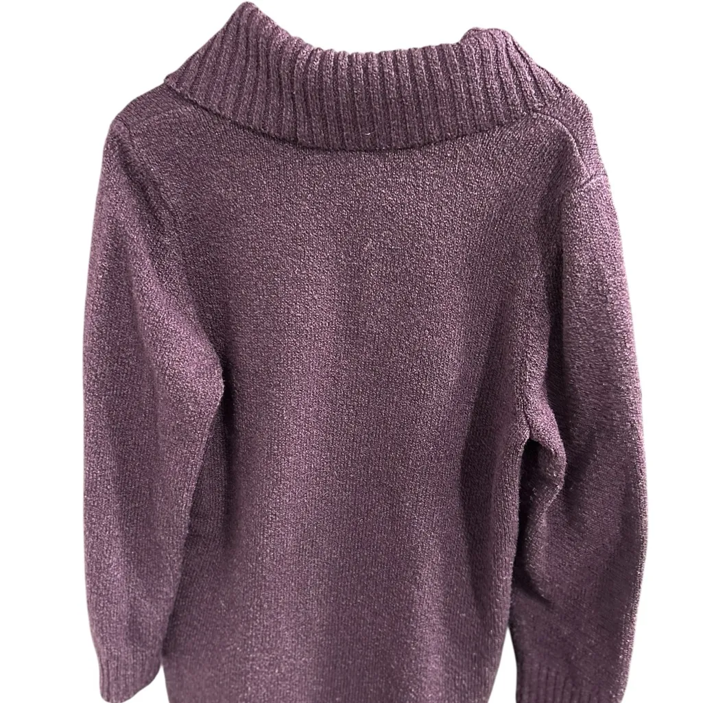 Karen Scott‎ Cozy Purple Women's Sweater XL - Image 5