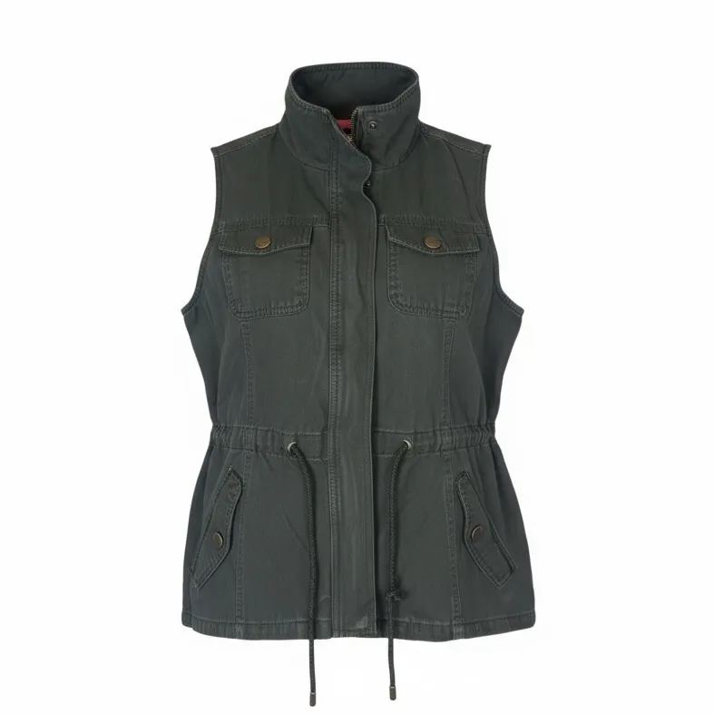 Ashley by 26 International Women’s Green Utility Vest, size M - Image 2