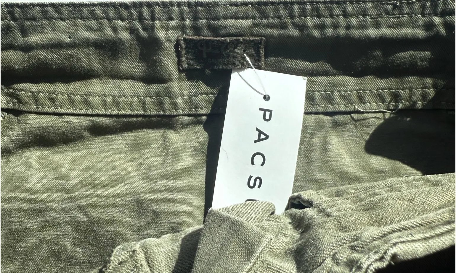 Pacsun Green Cargo Skirt - Image 3