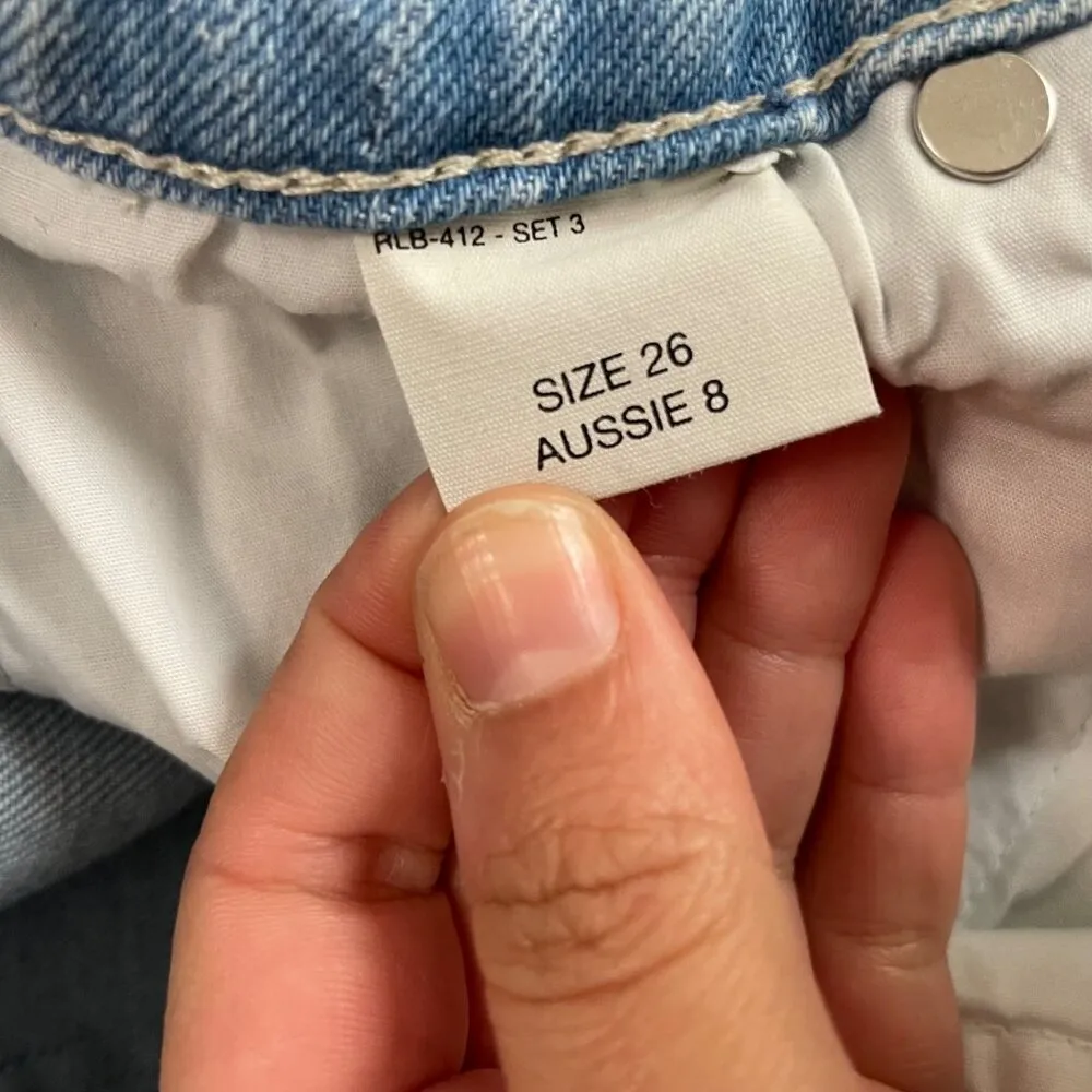 Rolla’s Dusters Bootcut Crop Distressed Jeans Size 26 Blue - Image 5