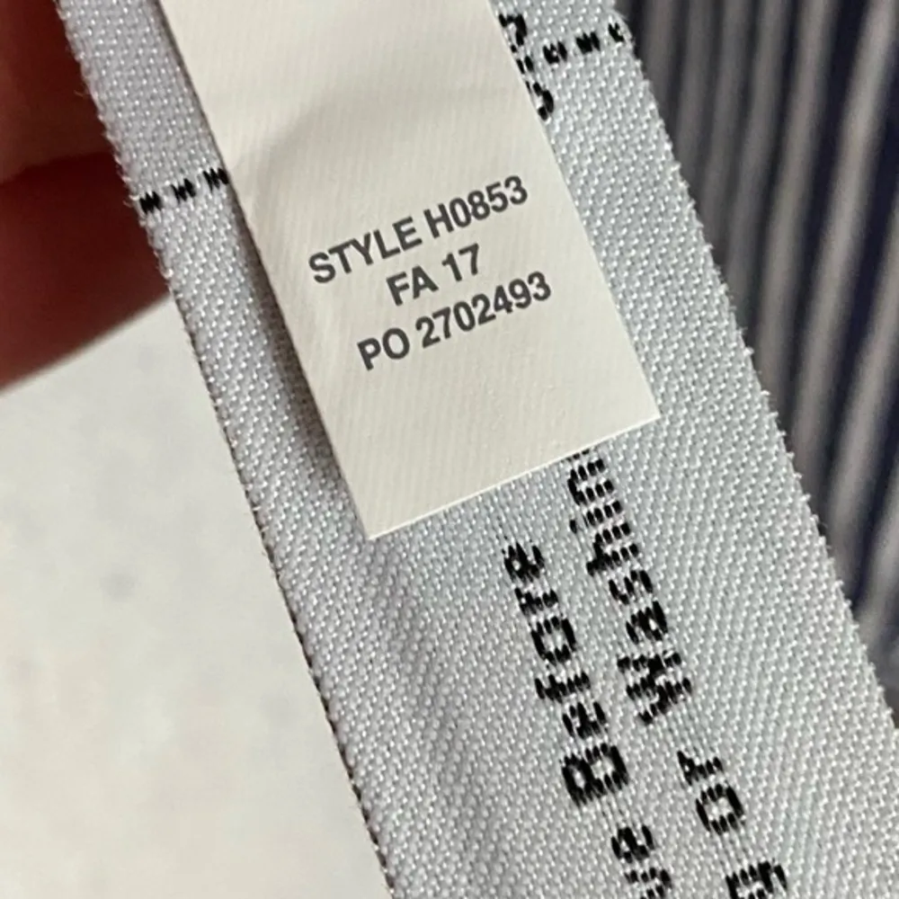 J. Crew • Navy Stripe Off Shoulder Ruffle Blouse - Image 9