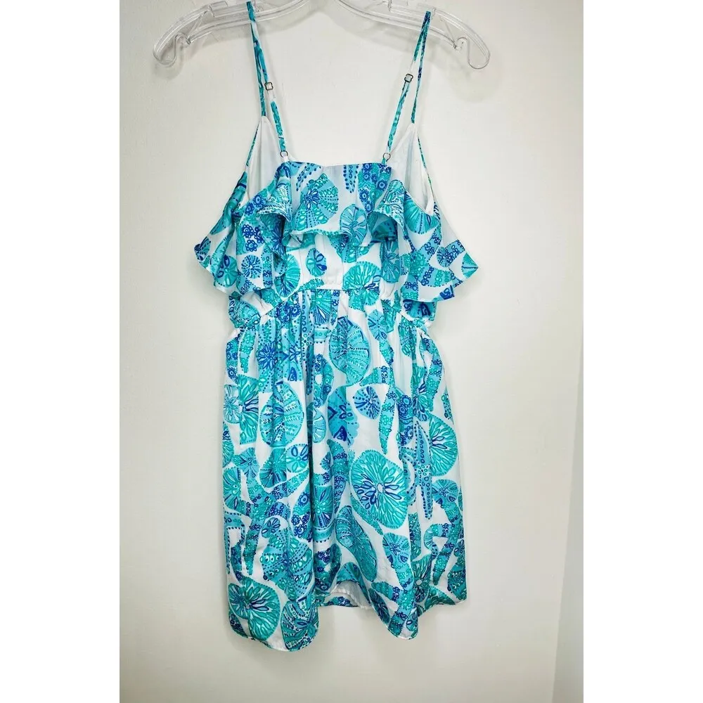 Lilly Pulitzer For Target Sea Urchin Ruffle Spaghetti Straps Dress Size XS - Image 7