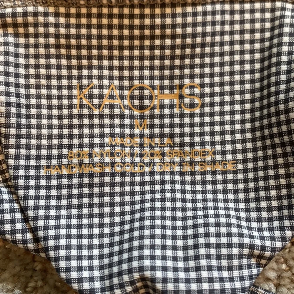 Kahos gingham thing bikini bottom - Image 3