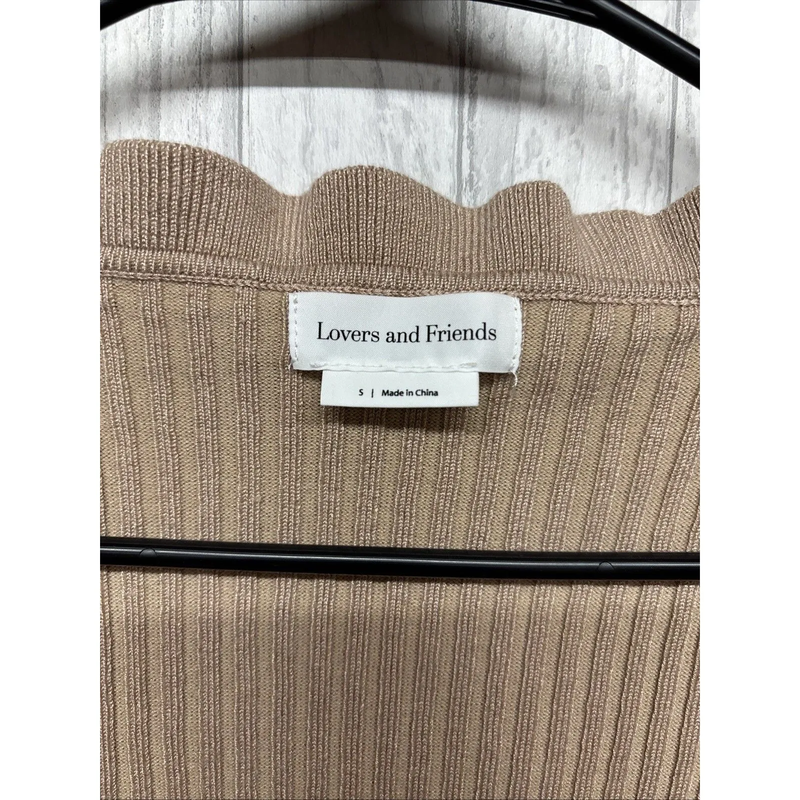 Womens Size S Lovers & Friends Carissa Ruffle Sweater EUC - Image 2