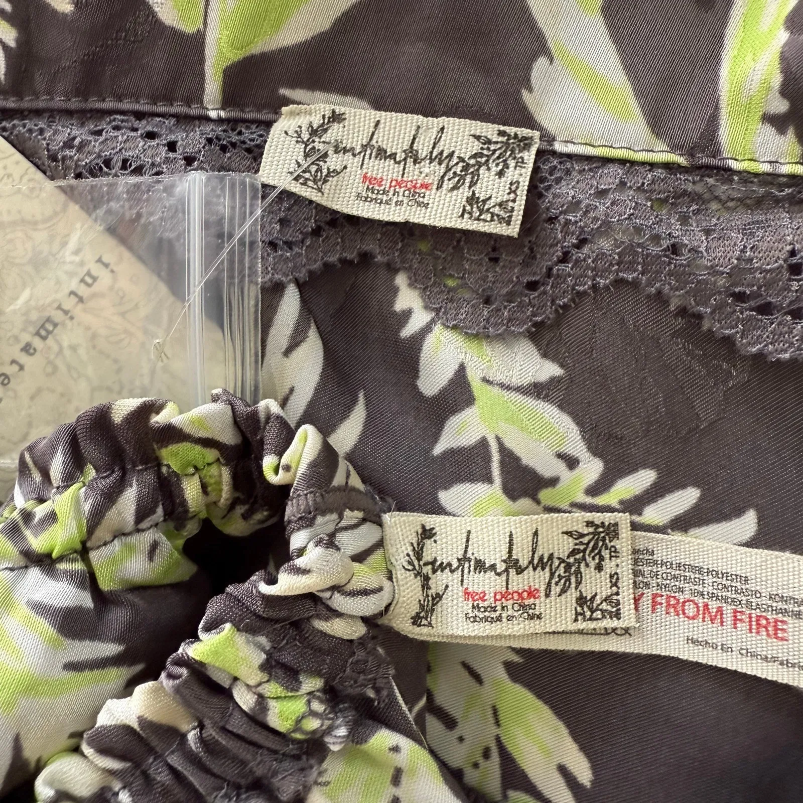 Free People set top and shorts floral co-ord pajama matching set XS two-piece - Image 10