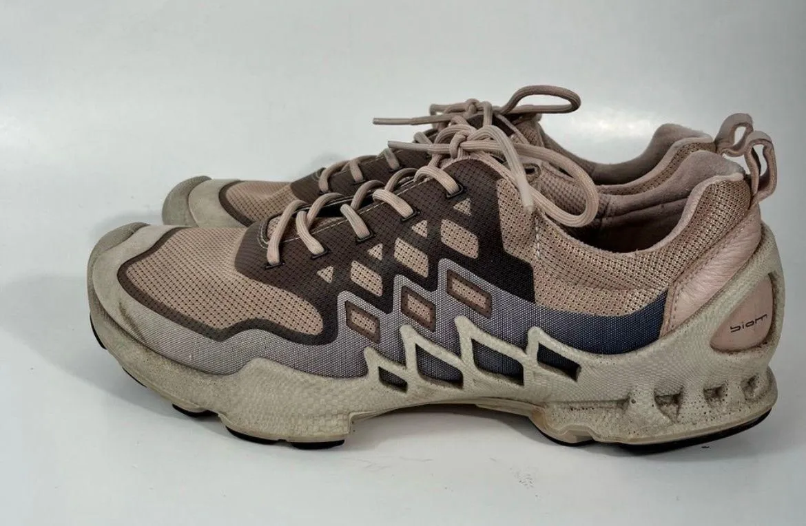 Ecco Women’s Pink Neutral Mauve Biom AEX Trainer Running Shoes Size 10 EU41 Gym - Image 3