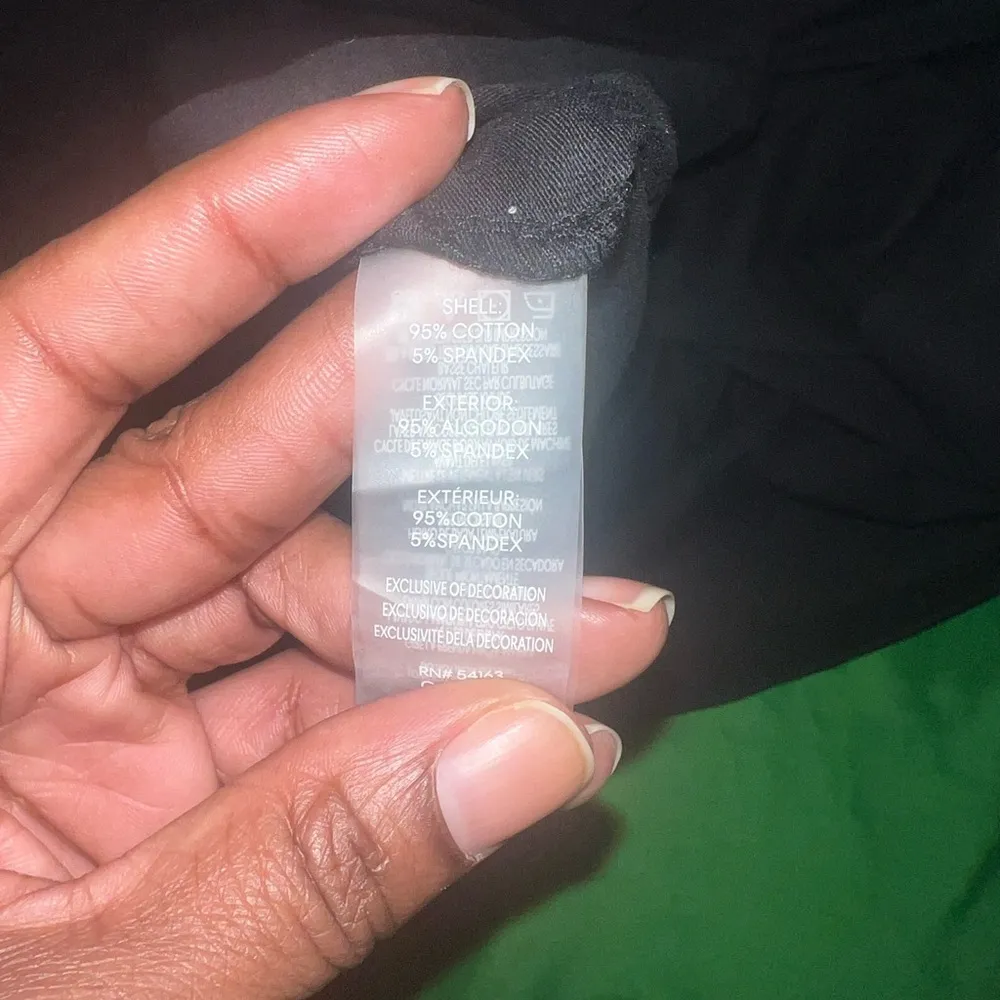 NWT Calvin Klein Black Hoodie Dress with Gold Logo size Large- Flaw - Image 8