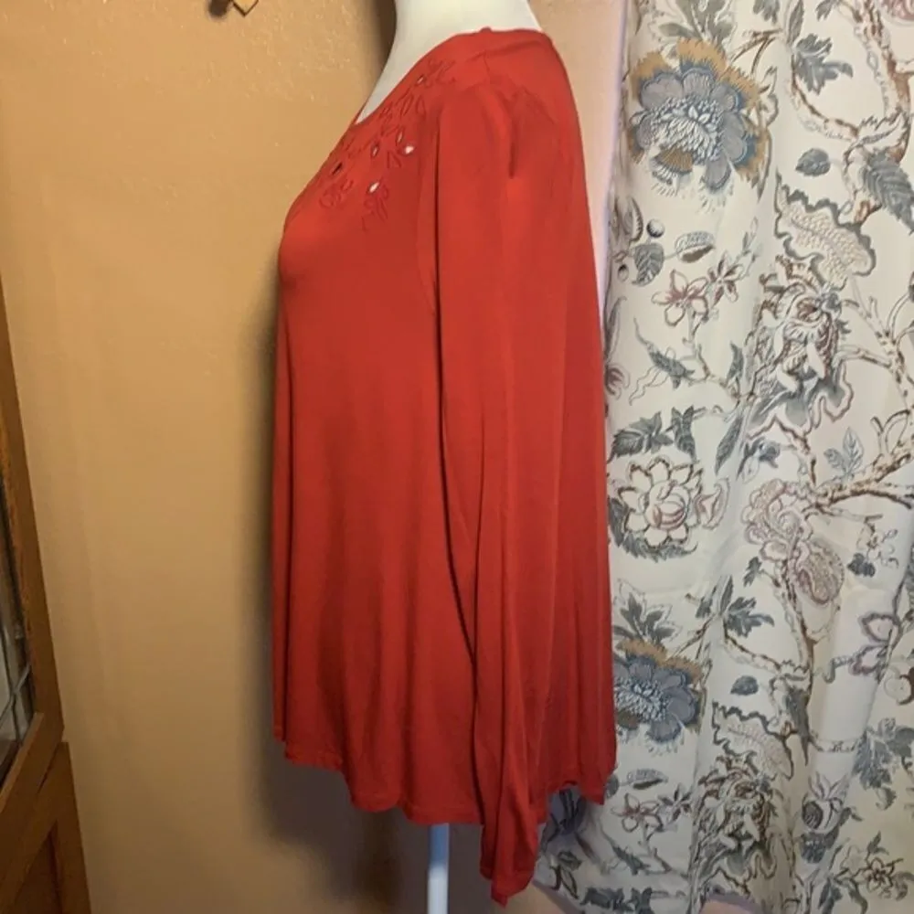 Old Navy Long Sleeve Tunic Swing Blouse - Image 5