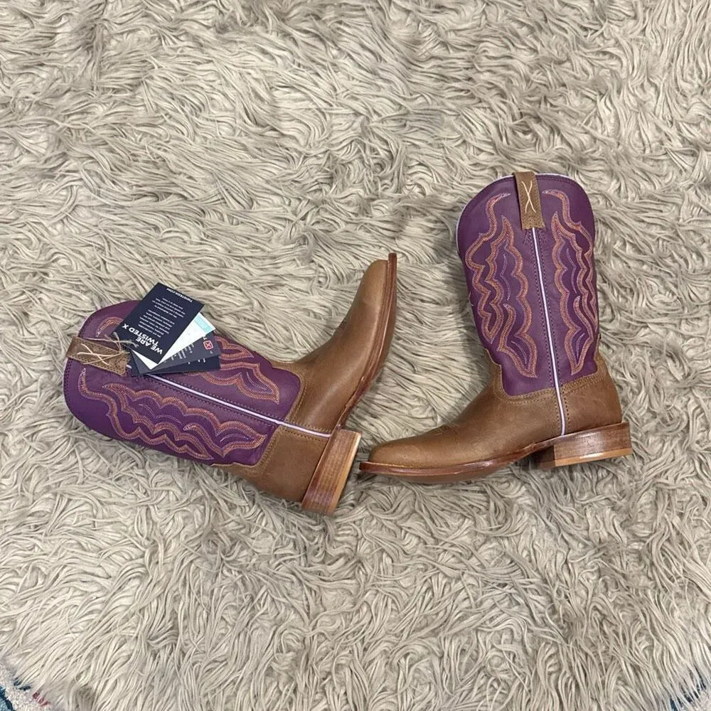 TWISTED X WOMEN'S 11" TECH X WESTERN BOOTS - BROAD SQUARE TOE size 7.5 - Image 13