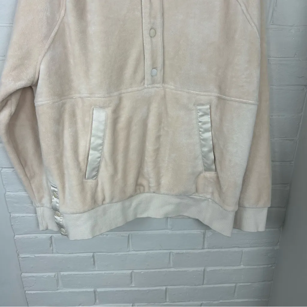 Athleta Recover Cozy Snap Front Sweatshirt Size M - Image 6