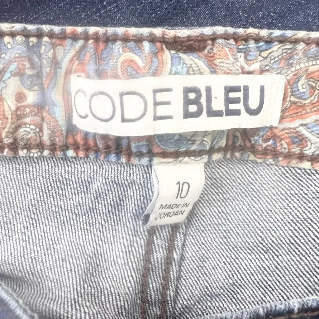 Code Bleu Gracie Boyfriend Jeans Size 10 Medium Wash Blue Jeans - Image 6