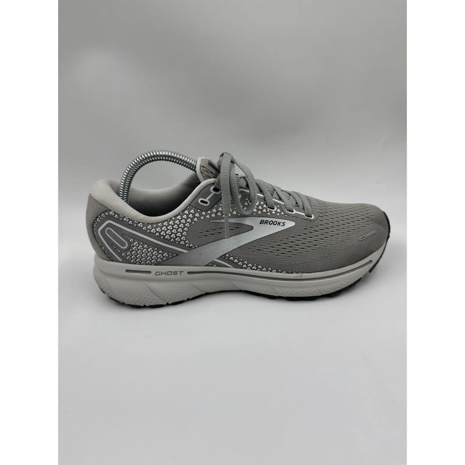 Brooks Ghost 14 Womens Gray Running /Walking Athletic Shoes Sneakers Sz 9 M (B) - Image 10