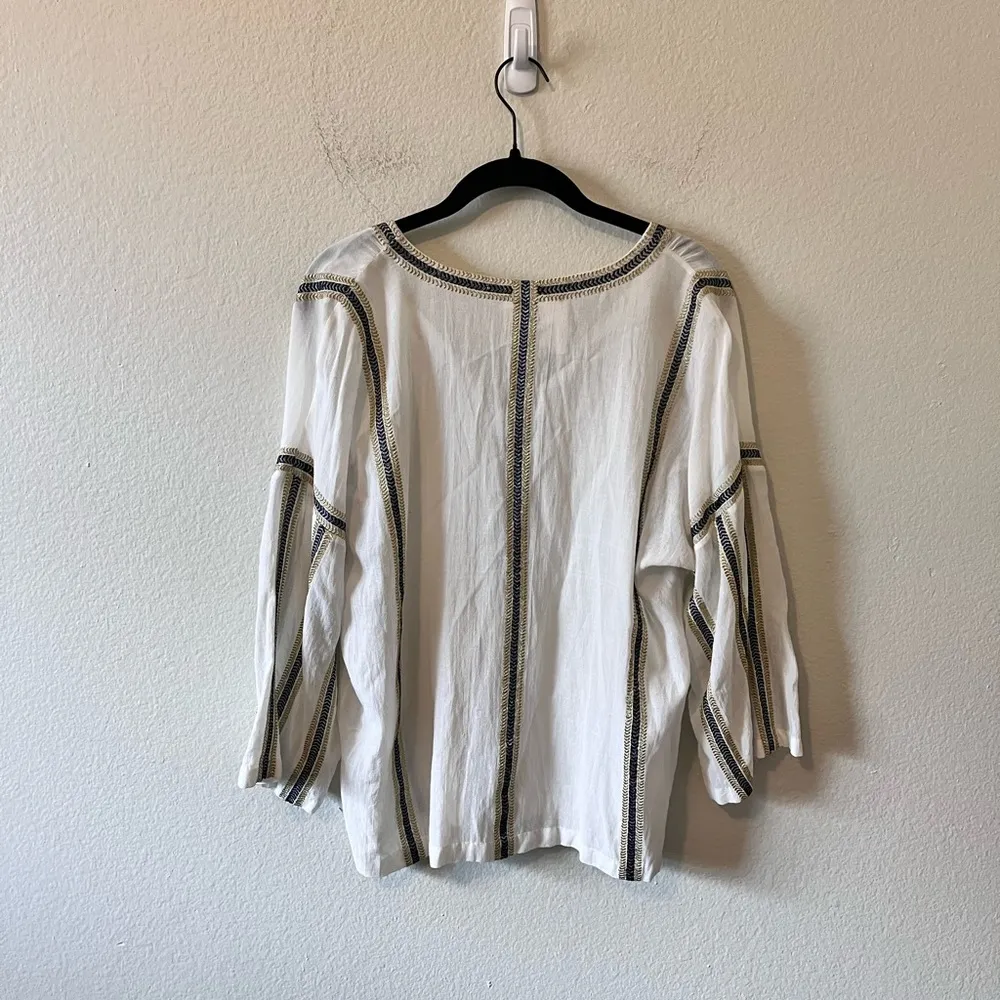 FIGUE Tassel Blouse Size L Size L - Image 4