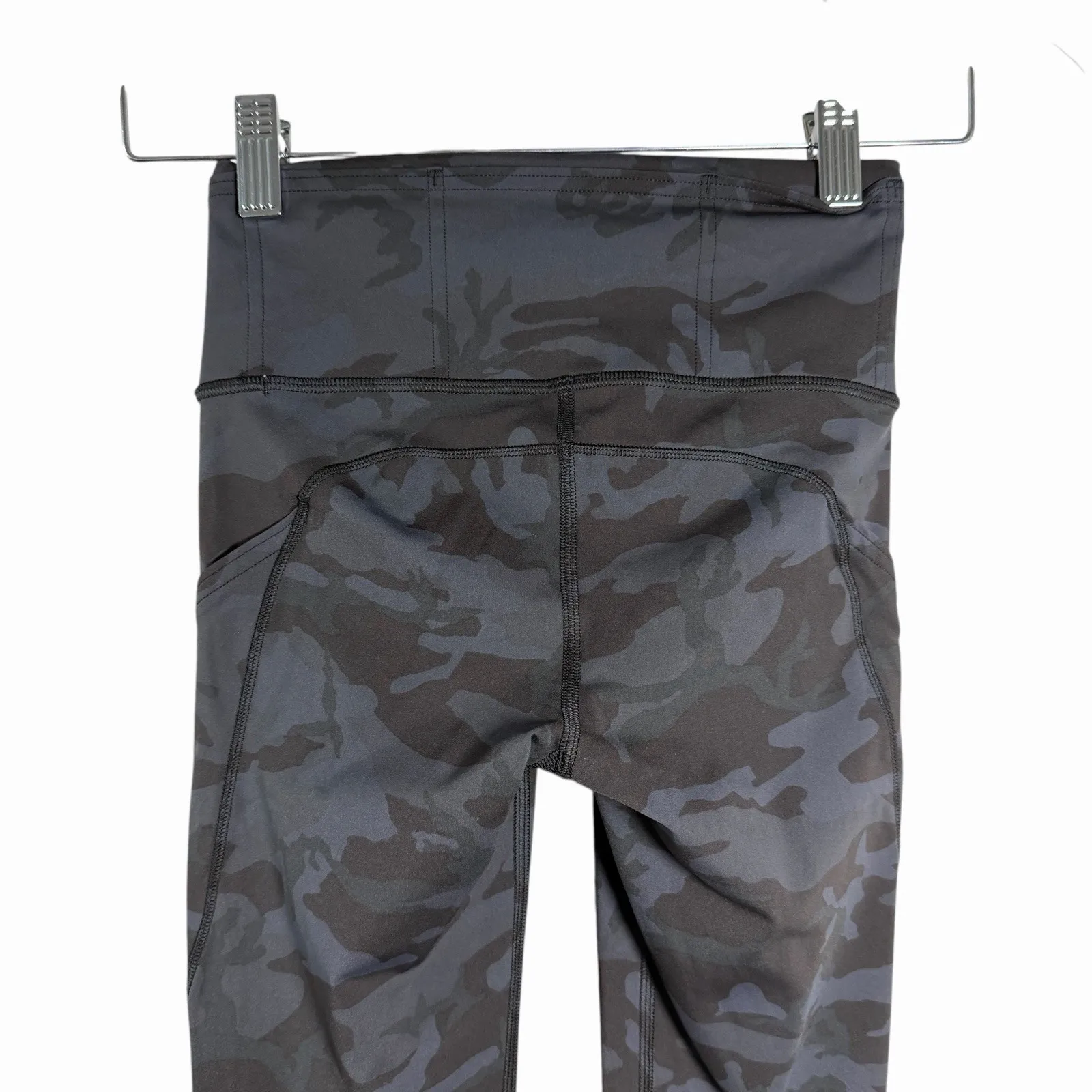 Lululemon Womens Fast and Free Tight II Heritage 365 Deep Coal Camo SZ 2 LW5BXRS - Image 6