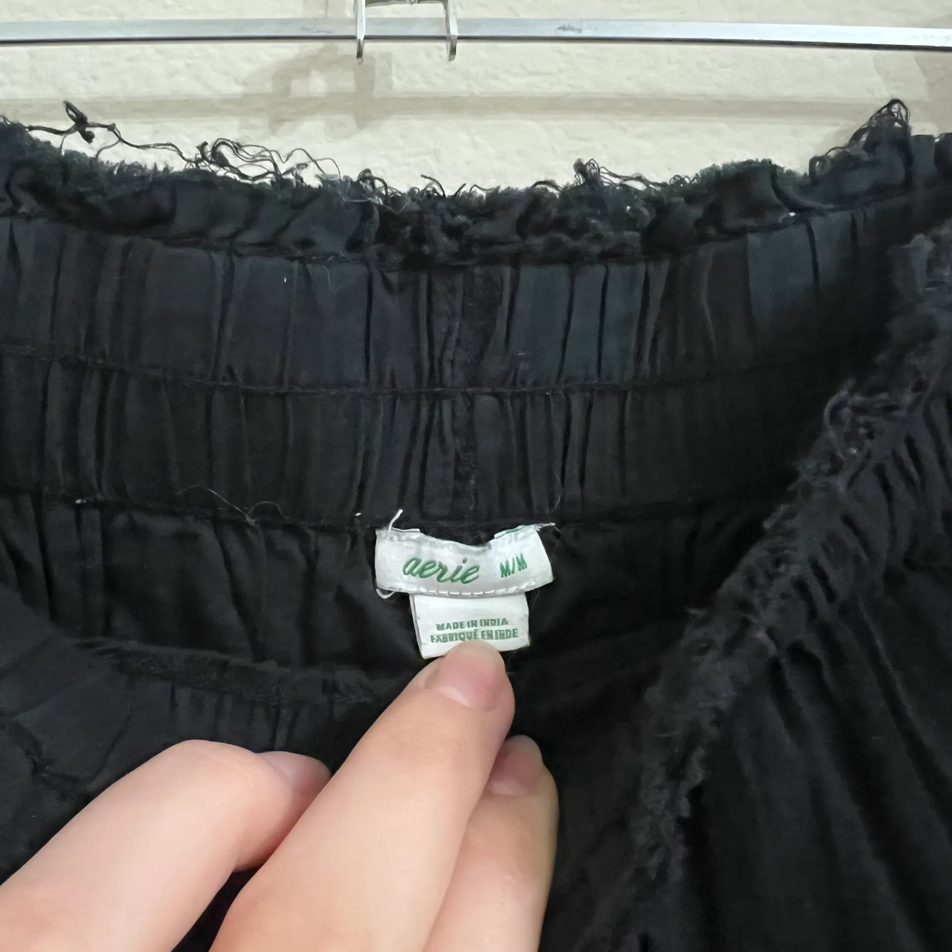 Black Ruffle Mini Skirt - Image 7