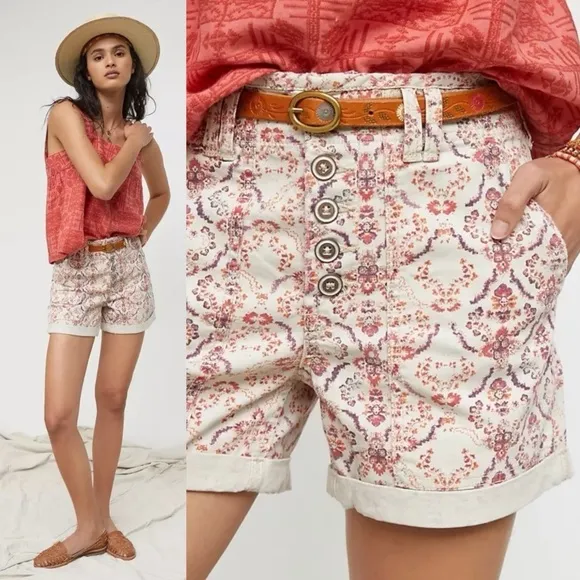 Anthropologie Pilcro The Wanderer
Floral Shorts - Image 2