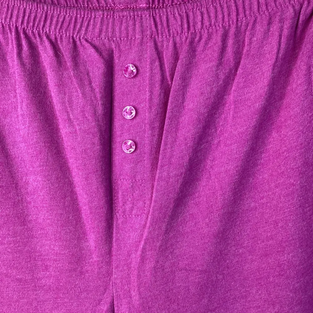 Nautica Sleepwear Sz XS Sleep Pants Raspberry Color Stretch Waistband No… - Image 6