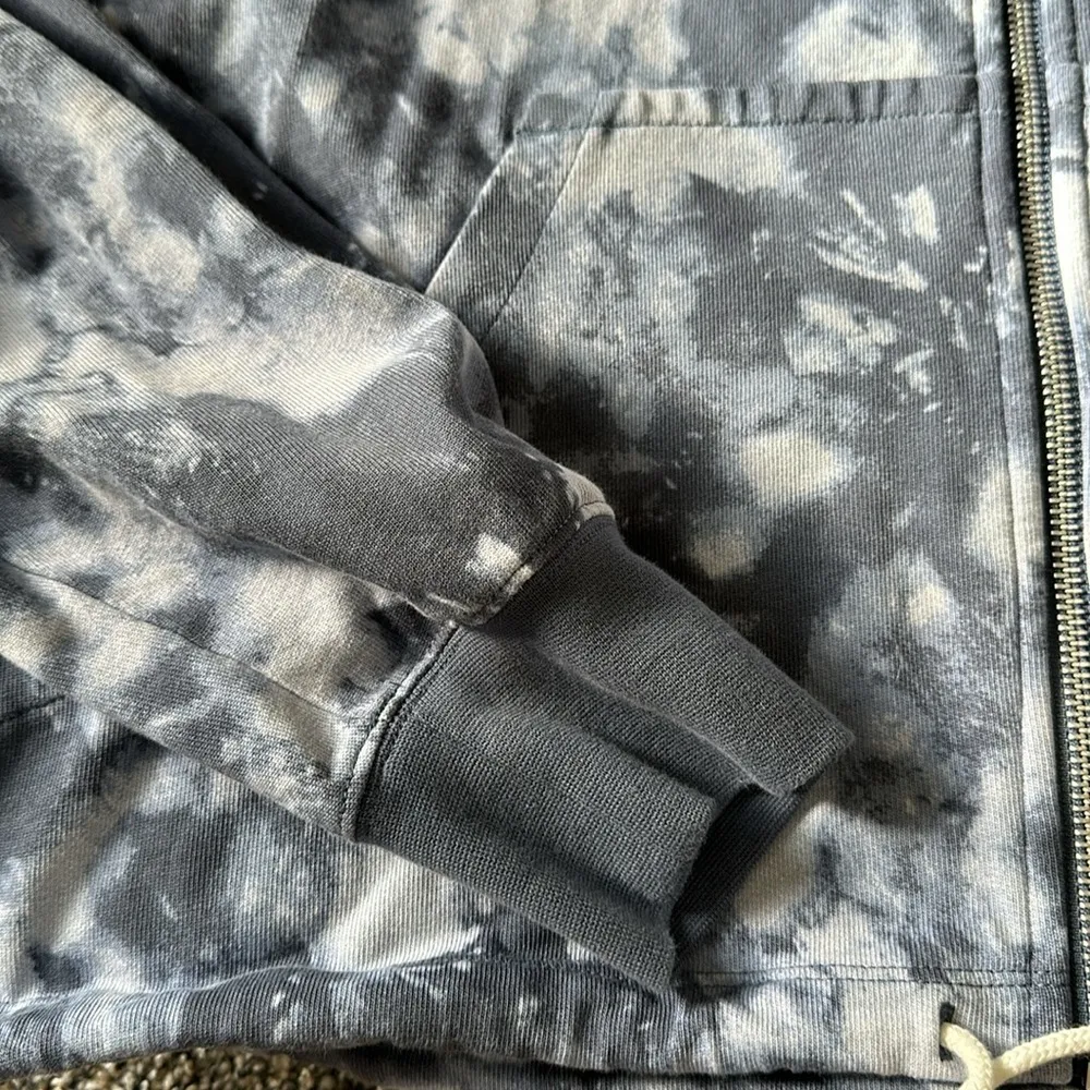 Nike Womens CloudBlue Tiedye Icon Slash Zippered Hoodie Size Large - Image 5