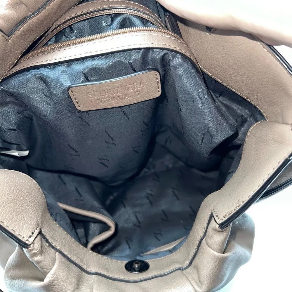 Simply Vera Crescent Satchel Shoulder Bag Faux Leather‎ **see pics - Image 7