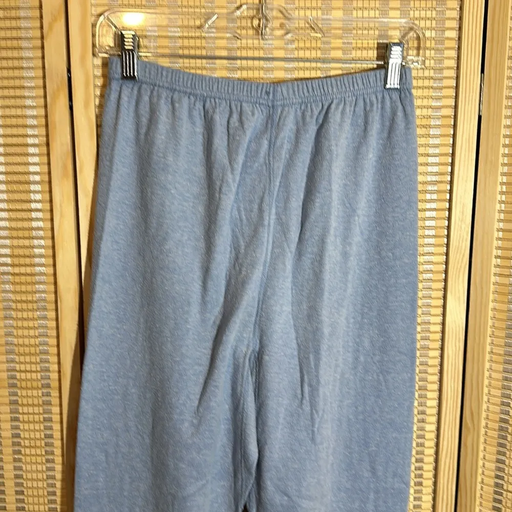 Vintage Two Piece Light Blue Pajama Set JE Morgan Top La Dees Bottoms XL Size L - Image 12