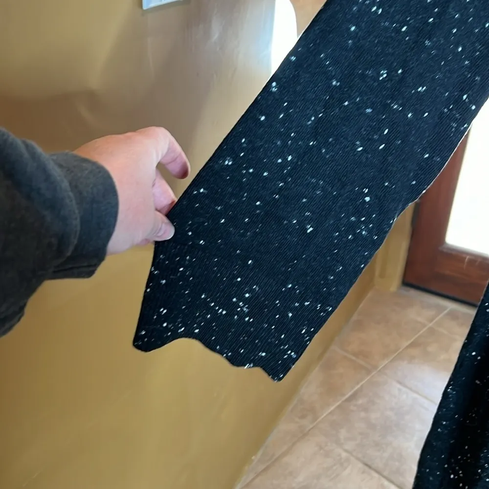 LOFT Black sweater dress with cut out detail at neckline/ shoulder Sz Small NWT - Image 2