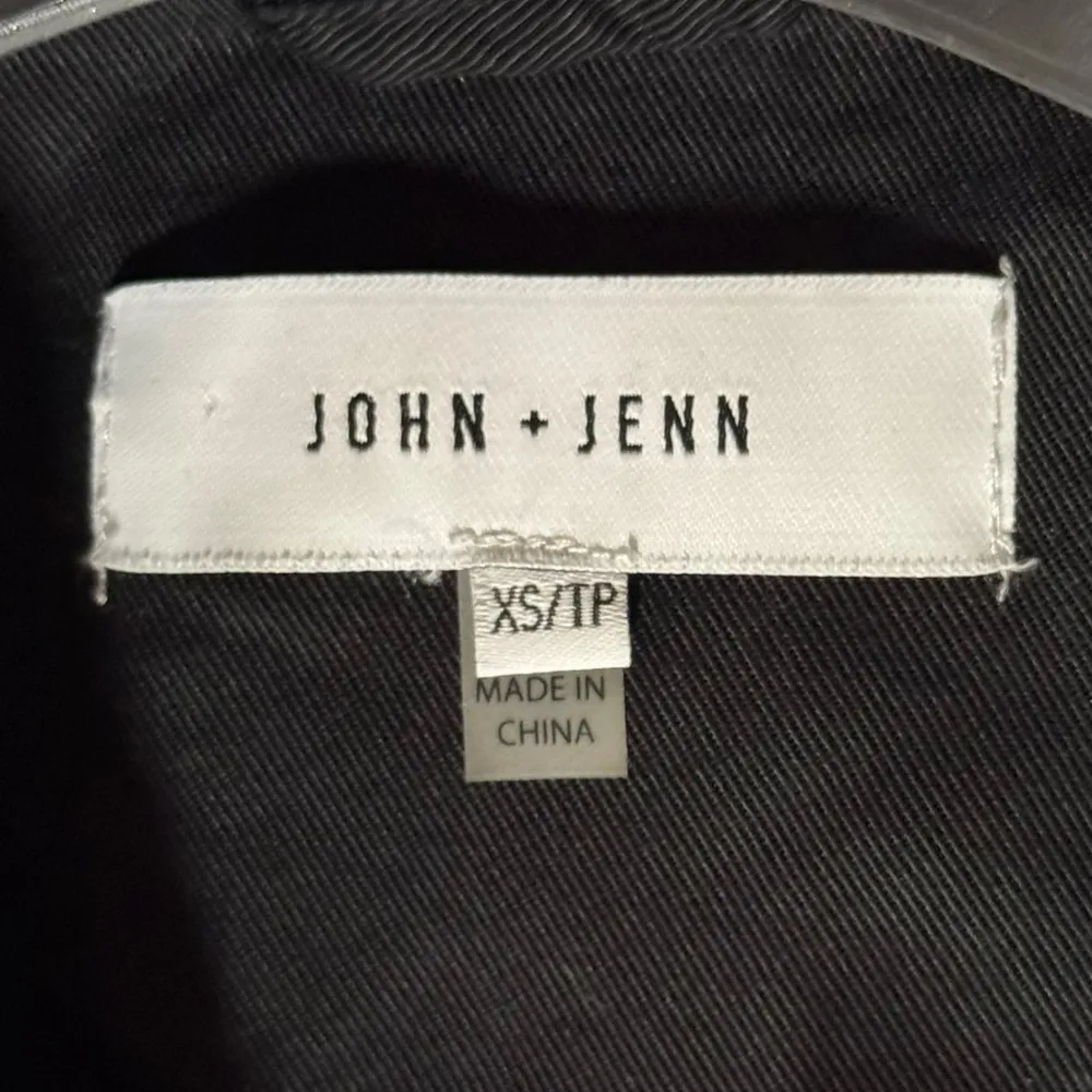 Revolve John + Jenn Parka 
Black Full Zip Collared Jacket - Image 7