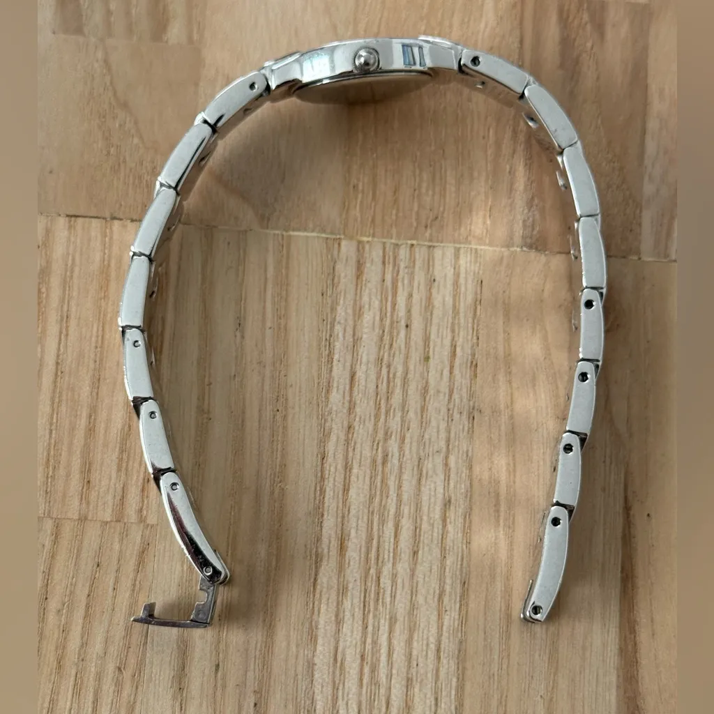 Wittnauer Geneve Longines Swarovski Crystal Rare Ladies Watch Sapphire Crystal Silver - Image 9