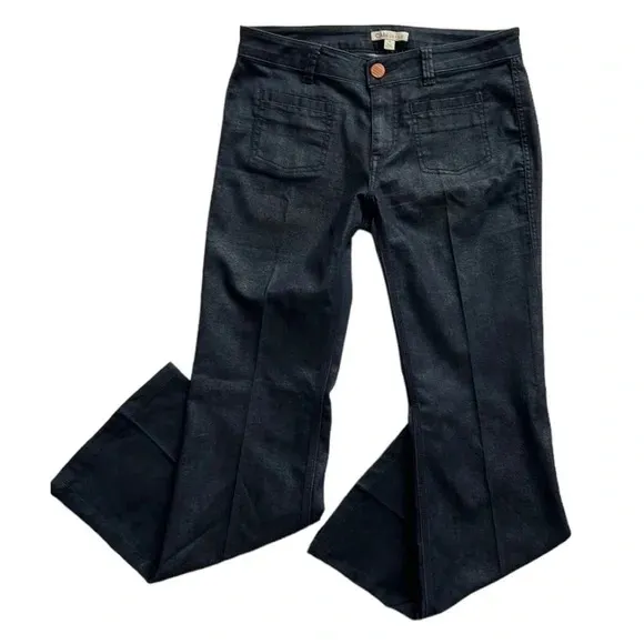 CAbi Farrah Flare Wide Leg Trouser Jeans – Size 6 – Dark Wash - Image 3