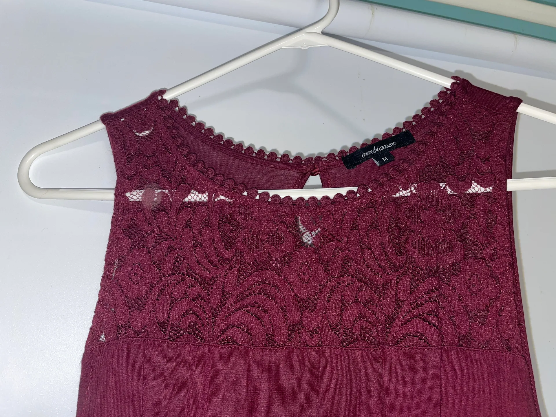 Maroon Tank Top Red Size M - Image 2