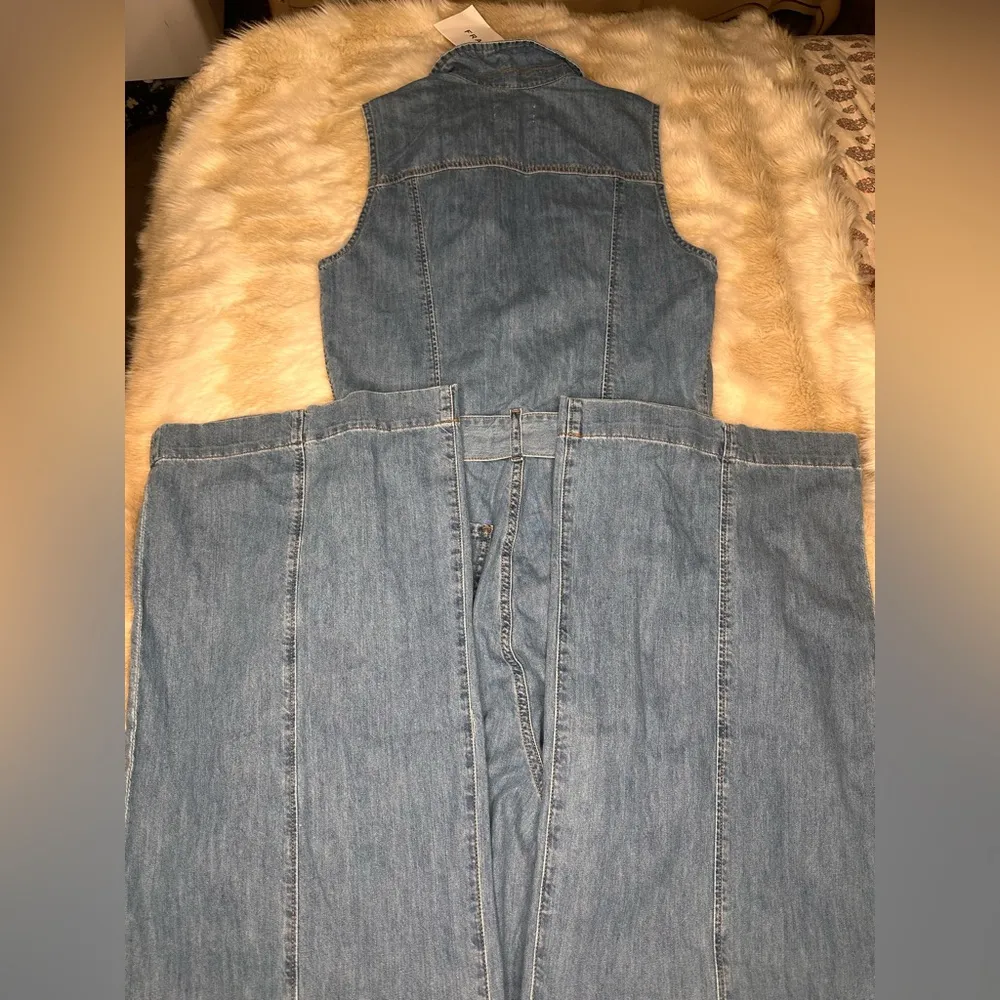 Frame Denim Sleeveless Jumpsuit - Image 4