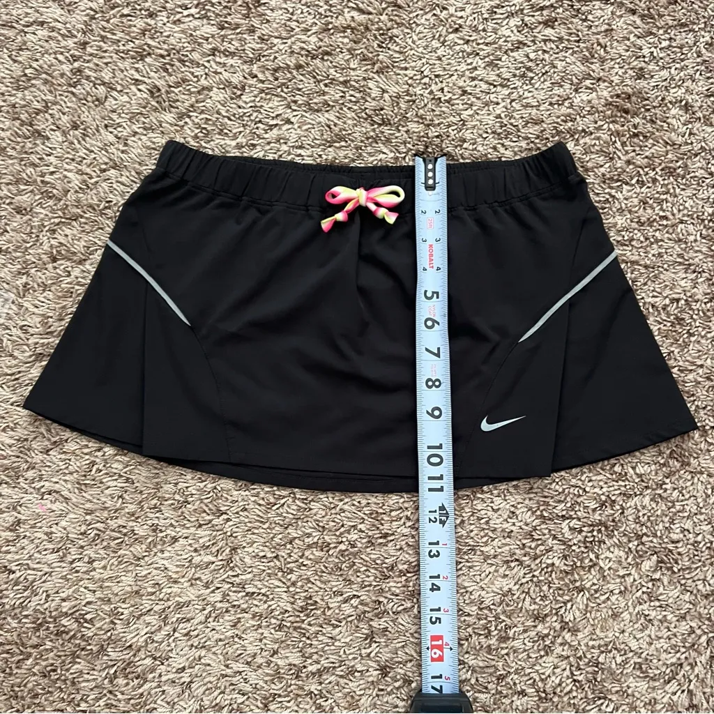Nike  Black Skirt with Pink Bow Y2K - Image 3
