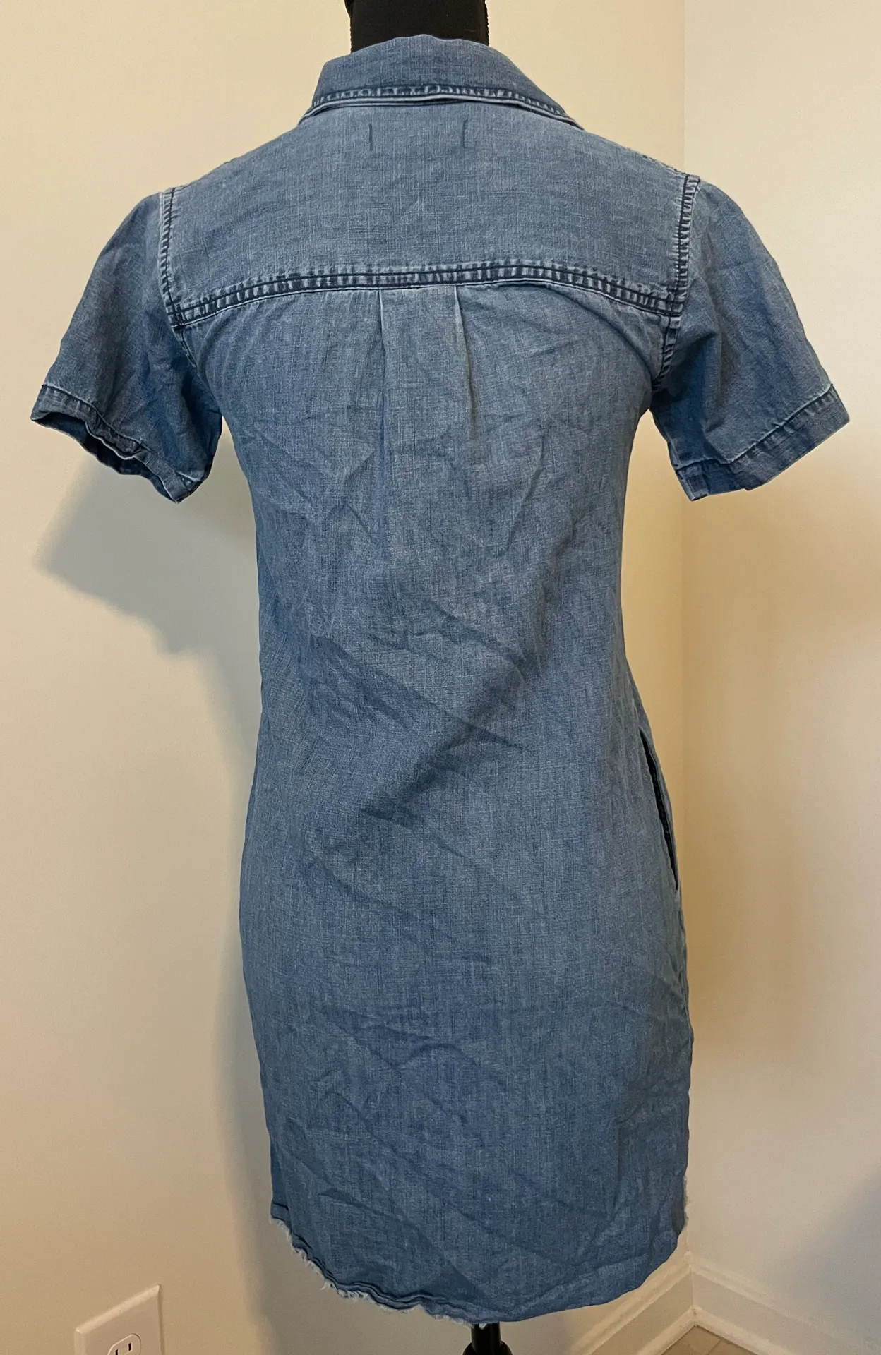 Denim Mini Dress - Image 2