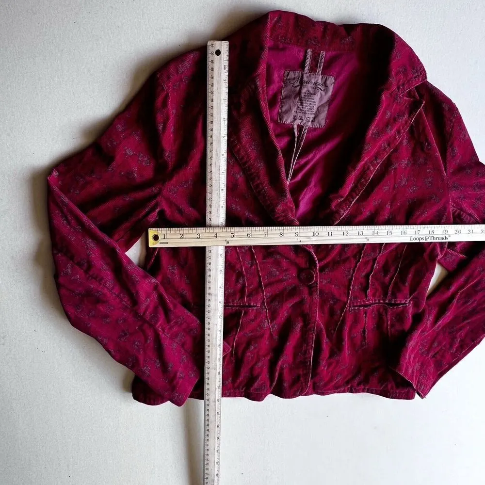 Maurices  Office Chic Work womens  long sleeve pockets Blazer fucsia plus  XXL - Image 5