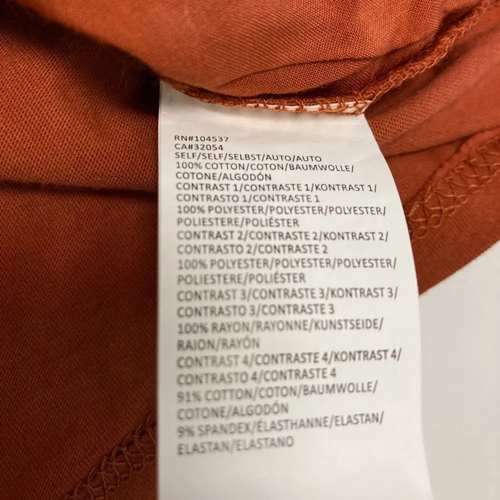 NWT TINY Balloon Sleeve (rust/orange color) - Image 6