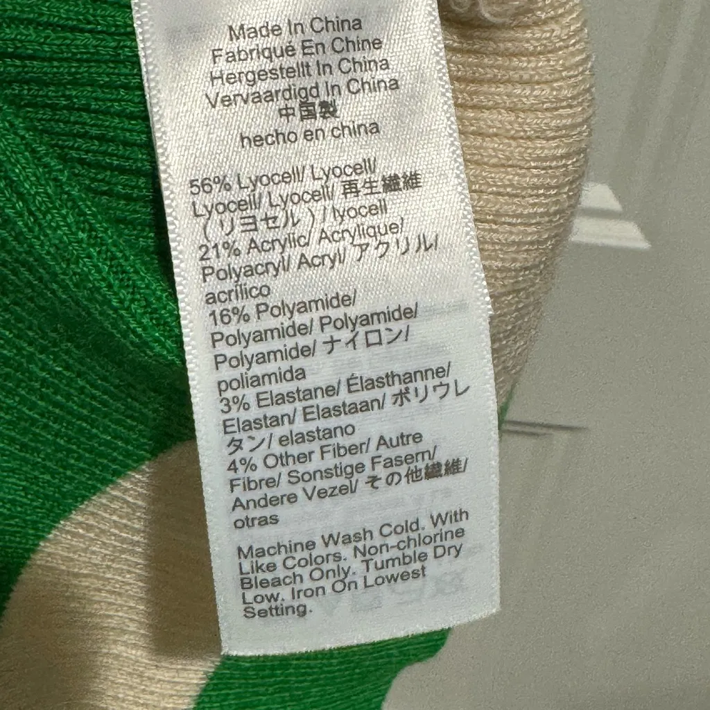 J. Crew Rugby Stripe Cropped Ribbed Sweater - Image 8