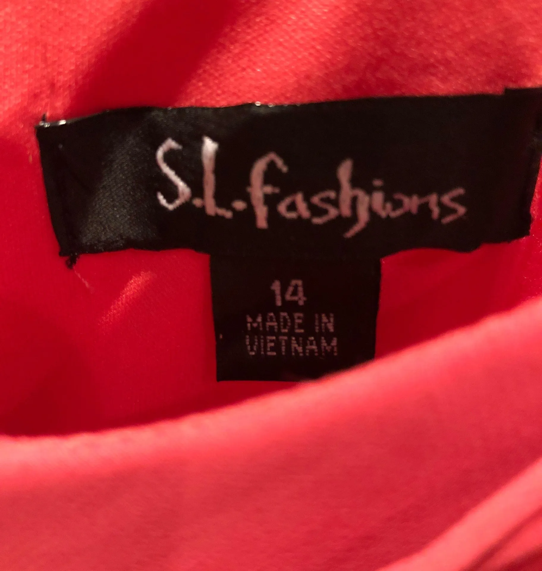 SL Fashions Dress Pink Size 14 - Image 3