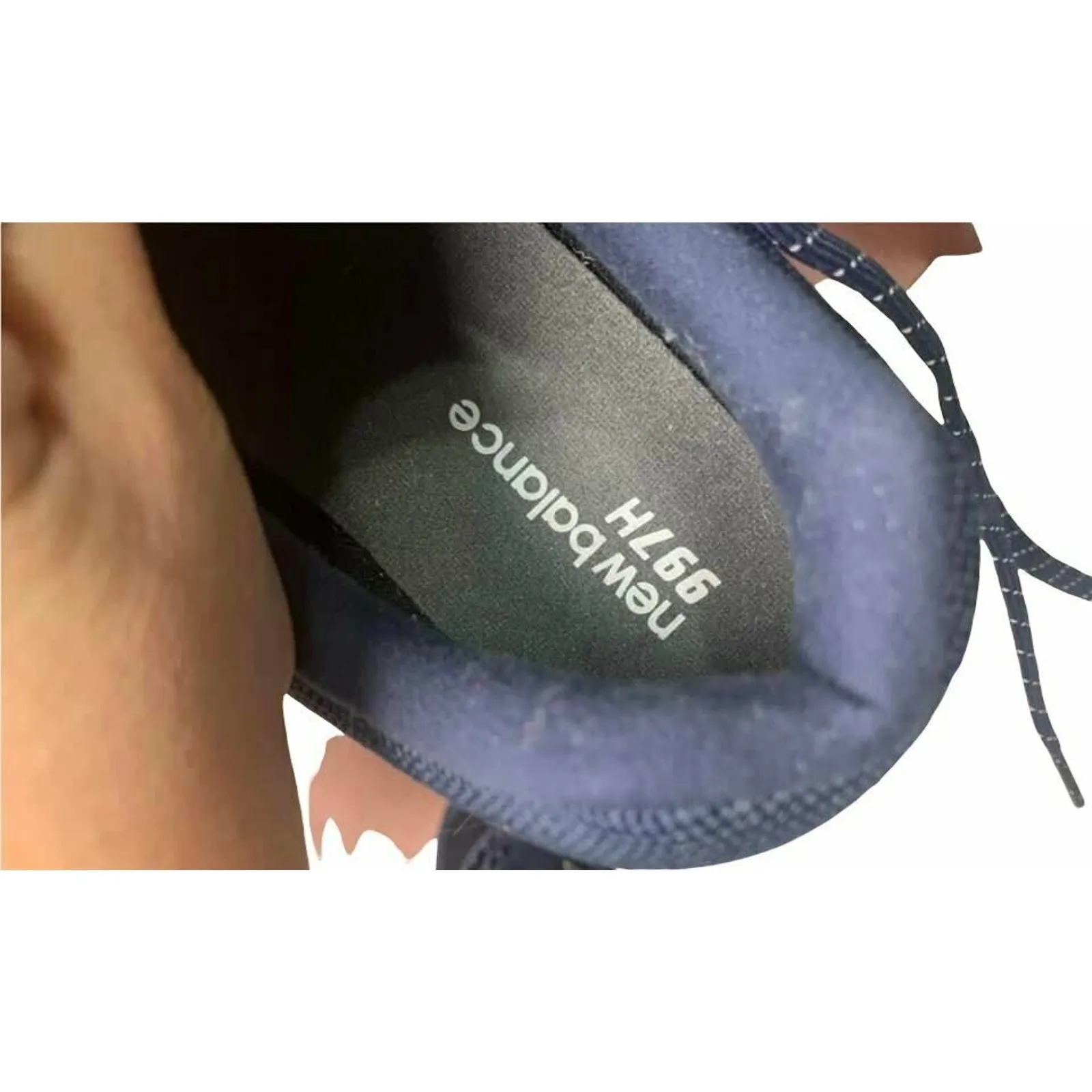 New Balance 997 Donna Women’s‎ Navy Pink Suede Tennis Shoe Size 11 - Image 5