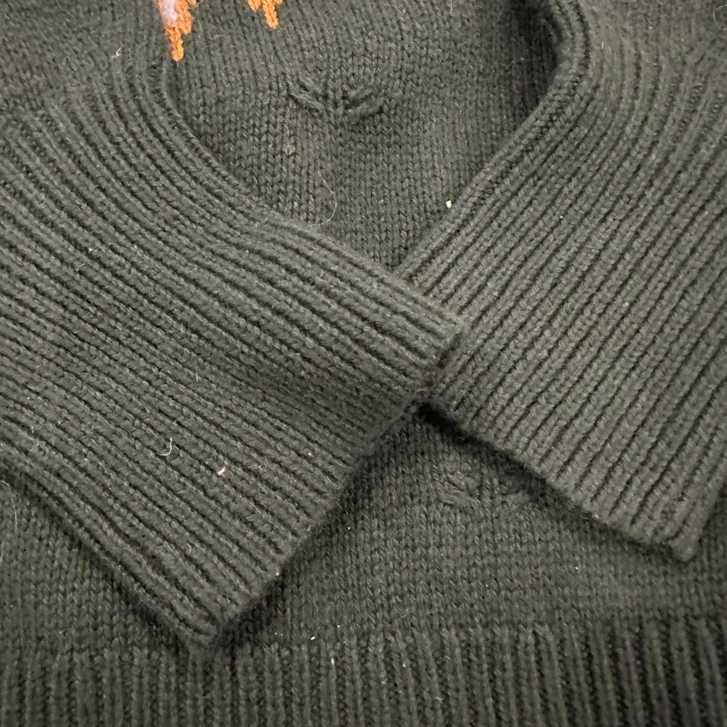 Sundance Green Multicolor Crew Neck Sweater - Image 3