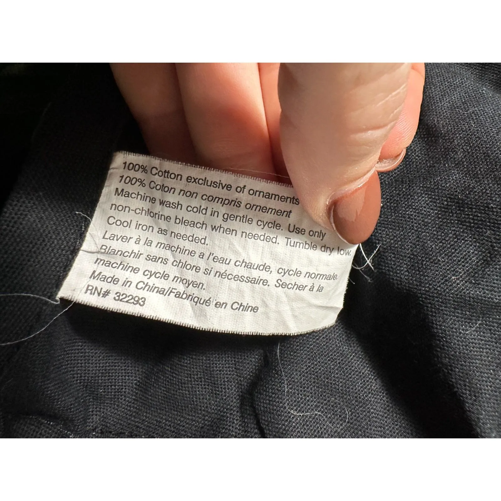 Little Black Apron with Pearl Necklace Size undefined - Image 4