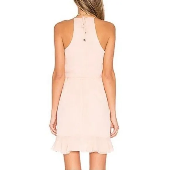 NWT Lovers and Friends x REVOLVE Gigi Wrap Dress in Blush Women’s Size Medium - Image 4