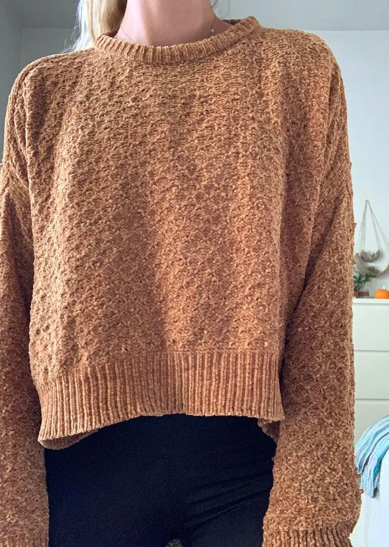 Orange Knit Sweater - Image 2