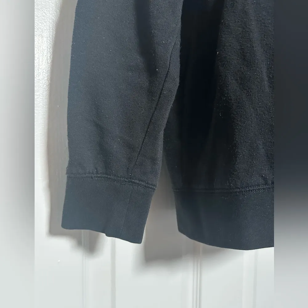 PINK Victorias Secret Black Collegiate Abstract Oversized Sweatshirt Crewneck - Image 5