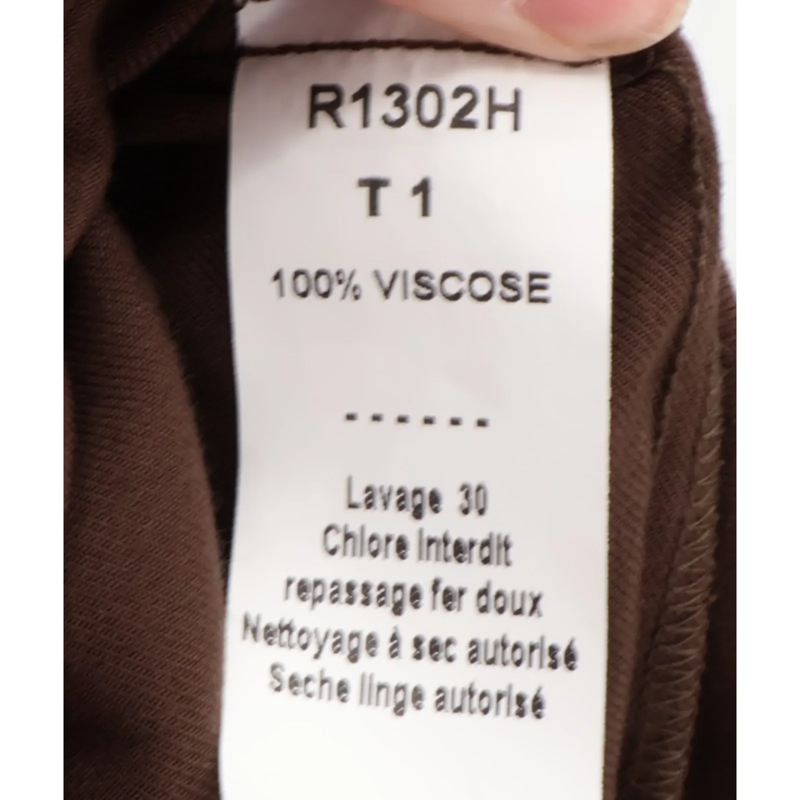 Sandro Paris Brown Shift Dress Minimalist Quiet‎ Luxury Lagenlook Size 1 / Small - Image 7